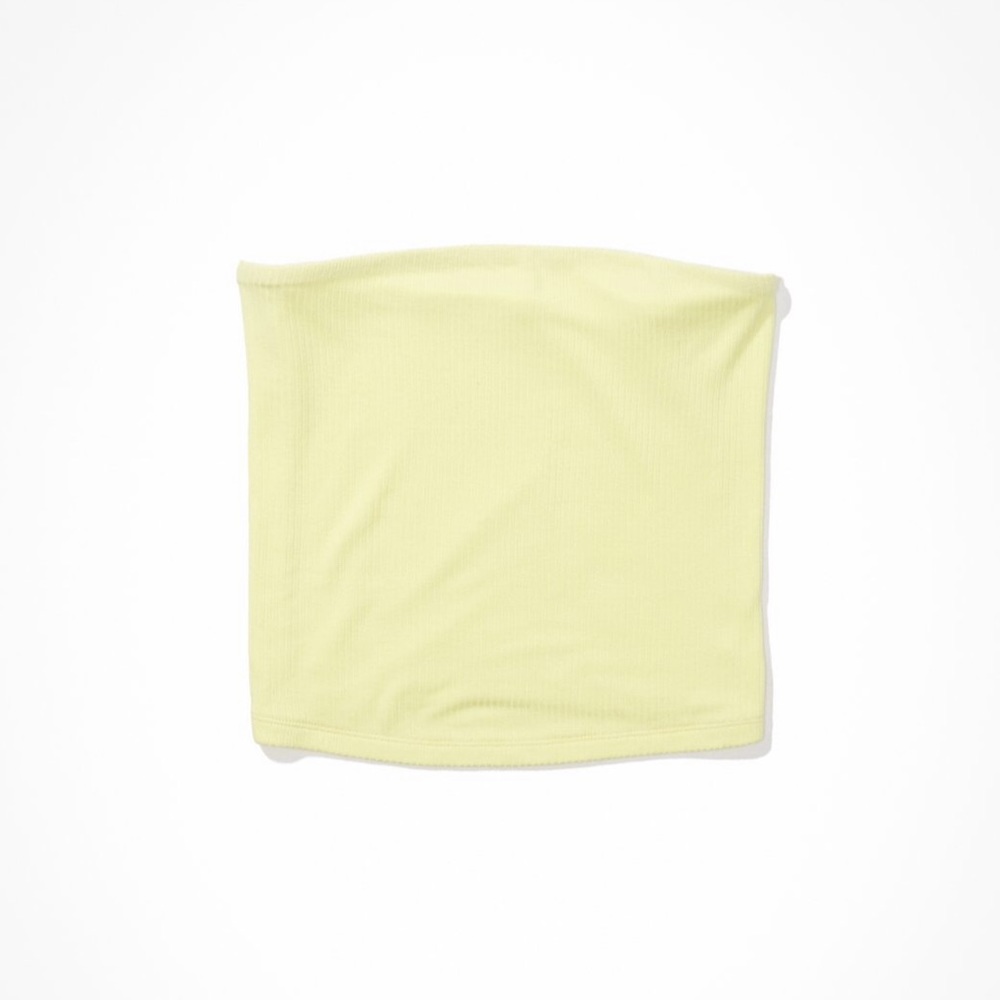 💛Pastel Yellow Crop Top 💛